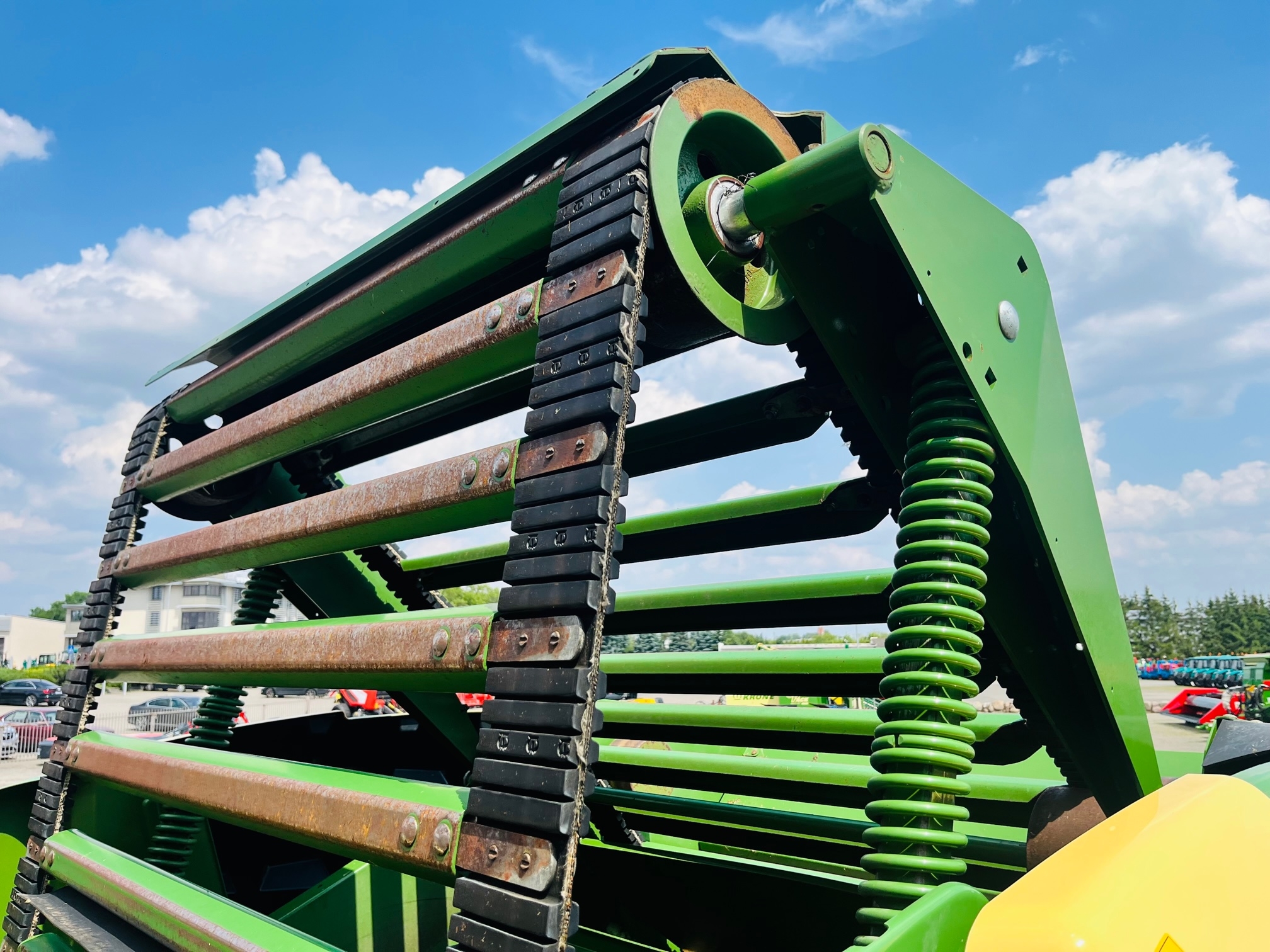 Prasa stalokomorowa lancuchowa krone comprima F 155 XC plac korbanek