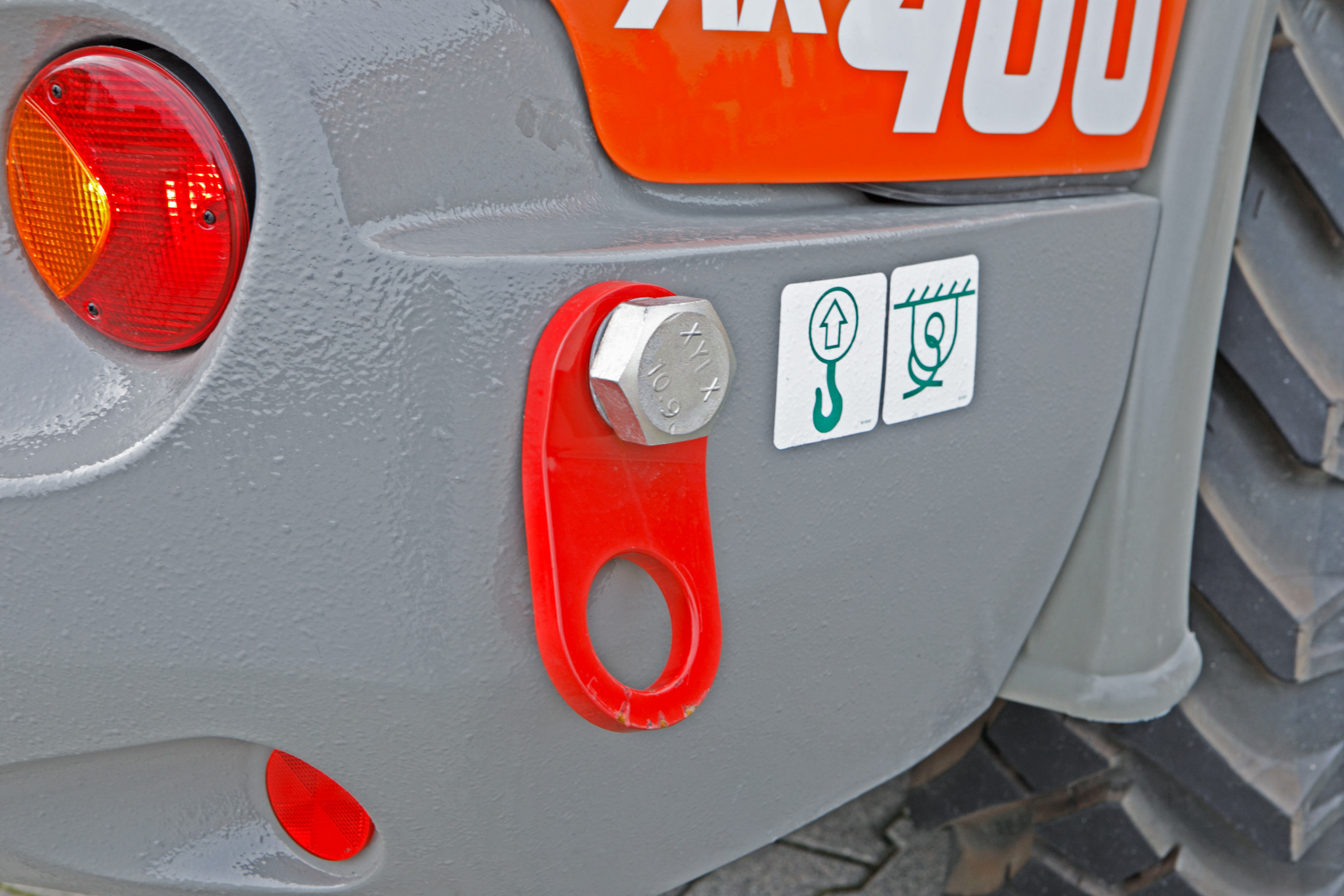 Ładowarka przegubowa Atlas Weycor AR400 Yanmar uchwyt przeciw waga