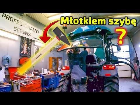 Embedded thumbnail for Potraktował młotkiem szybę w ciągniku