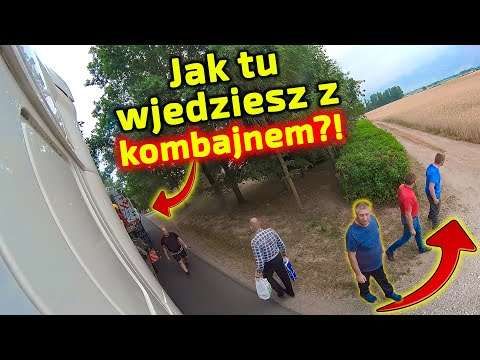 Embedded thumbnail for  Kierowca Piotr na ostrym zakręcie Jak On wjedzie ciężarówką z kombajnem?! Przodem niemożliwe!