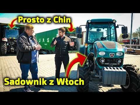 Embedded thumbnail for Przyjechały ciągniki rolnicze prosto z Chin Na rampie przywitał je włoski Arbos sadowniczy