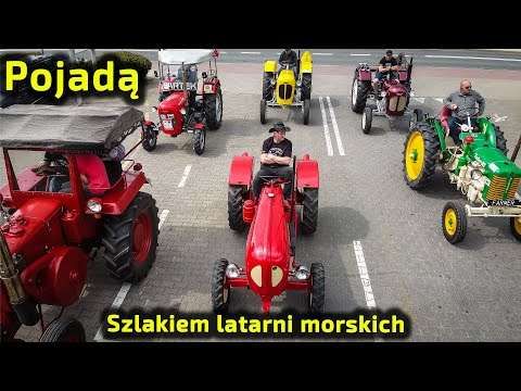 Embedded thumbnail for Ciągniki Porsche diesel, Mercedes, stare Ursusy, Zetor  przed rajdem szlakiem latarni morskich