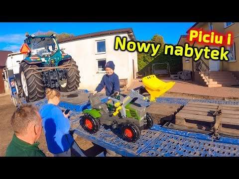 Embedded thumbnail for Piciu dostarcza 2 nowe ciągniki  Małego Fendt-a dla młodego rolnika i większego Arbos-a