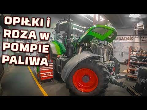 Embedded thumbnail for Agresywna reakcja Coś złego w paliwie rdza i opiłki w pompie paliwa ciągnika Fendt 516