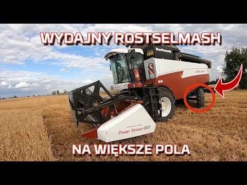 Embedded thumbnail for Wydajny kombajn Rostselmash Acros podczas żniw 2019 [opinia rolnika]