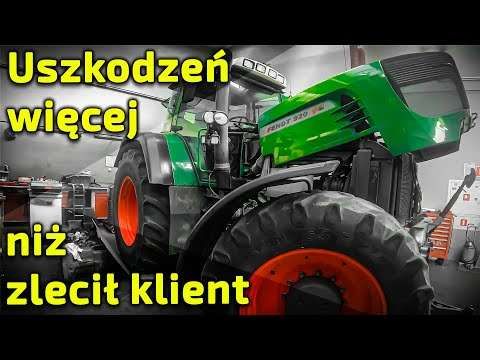 Embedded thumbnail for Serwis WYKRYŁ więcej usterek Remontować ? Naprawa ukł. hydraulicznego i elektr. Ciągnik Fendt 920
