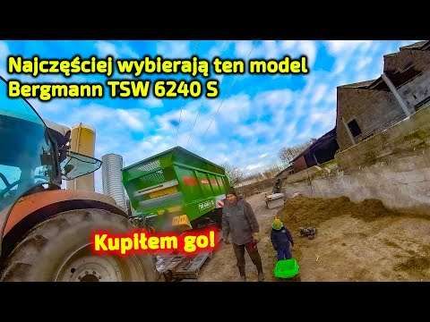 Embedded thumbnail for Cena jak za 4 małe ciągniki!! Piotr przywiózł rozrzutnik obornika Bergmann
