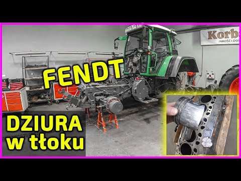 Embedded thumbnail for Dziura w tłoku ciągnik Fendt 820 nie wytrzymał obciążenia Szczęście, że nie ma dziury w bloku