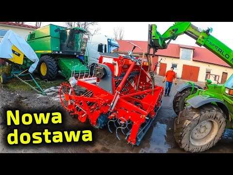 Embedded thumbnail for Robert dostarczył nowy agregat uprawowo siewny Zobacz co tu już stoi!