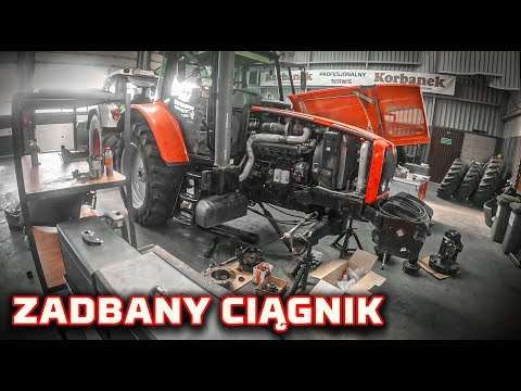 Embedded thumbnail for Wycieki z przedniej osi, luzy na zwrotnicach Massey Ferguson 6475 Rolnik dbał o ciągnik