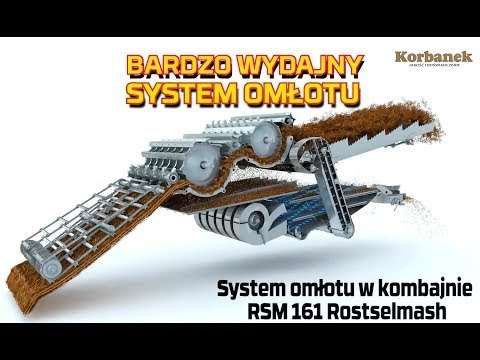 Embedded thumbnail for 45 t/godz wydajność kombajnu Rostselmash RSM 161