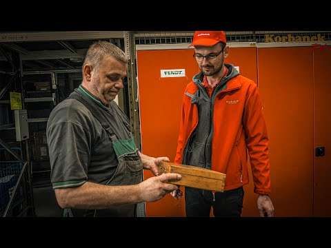 Embedded thumbnail for Korbanek warsztat od kuchni Maciej na roboczo pokazał serwis, magazyn części, dział sprzedaży maszyn