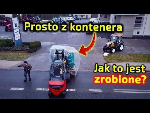 Embedded thumbnail for Jak to jest zrobione Przyjechał z Chin - składają ciągnik Arbos z kontenera