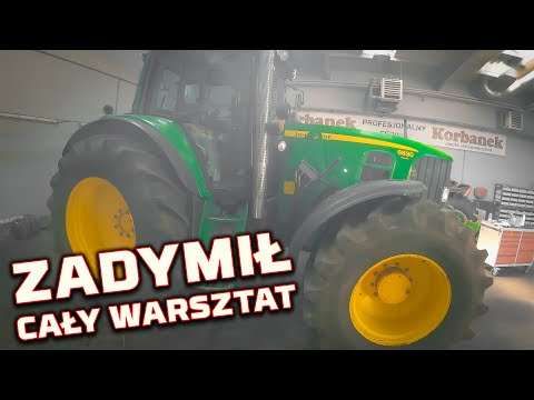 Embedded thumbnail for 12 435 godzin dymi odpowietrznikiem i tłumikiem Ciągnik John Deere w poważnej naprawie silnika
