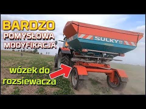 Embedded thumbnail for BARDZO POMYSŁOWA MODYFIKACJA Wózek do Rozsiewacza | Sulky | Nowy nabytek | Jak to jest zrobione