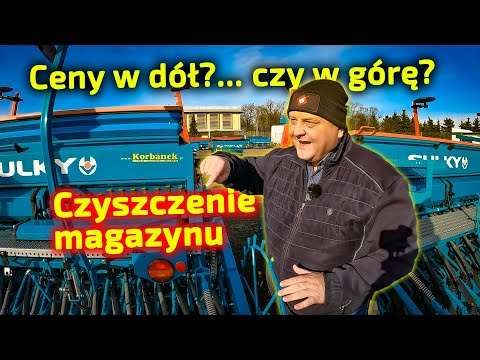 Embedded thumbnail for Czyszczenie magazynu Siewniki Sulky, agregaty uprawowo siewne, rozsiewacze nawozów okazje!