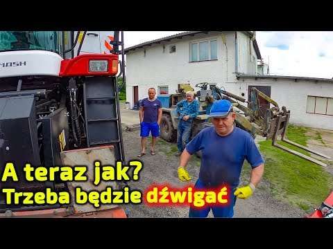 Embedded thumbnail for Przywieźli nowy kombajn Jak to dźwignąć?! Kierowca jak dyrygent dyryguje rozładunkiem