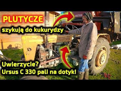 Embedded thumbnail for Ursus C330 z Plutycz pali na dotyk Kombajn Rostselmash Vector 425 Korbanek przezbrajany na kukurydzę