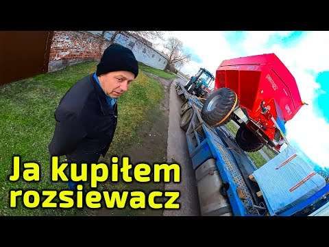 Embedded thumbnail for Jak Piciu rozładuje 7-tonowy rozsiewacz? Ciągnik wiezie dalej Dopadnie Go zmrok - poradzi sobie