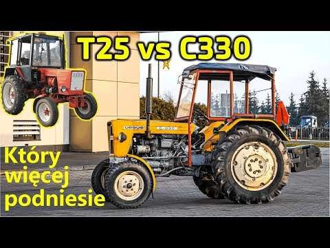 Embedded thumbnail for Ursus C-330 vs Władimiriec T25 vs nowy ciągnik Bitwa na podnoszenie ciężarów