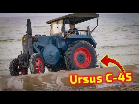 Embedded thumbnail for Najcieplejszy dzień wyprawy Ciągnik Ursus c45 Bałtyk trip traktor Korbanek