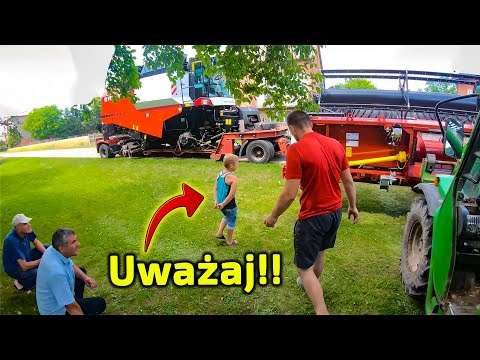 Embedded thumbnail for Robas musi mieć oczy dokoła głowy  Dzieci przy wyładunku kombajnu!