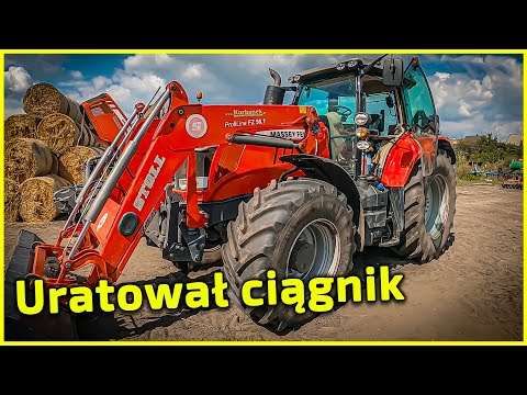 Embedded thumbnail for O krok od tragedii Łukasz ratuje ciągnik przed poważną awarią