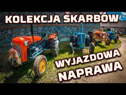 Embedded thumbnail for Odwiedziłem pasjonata starych ciągników Było warto Naprawiłem tam ciągnik MF i kombajn Fendt