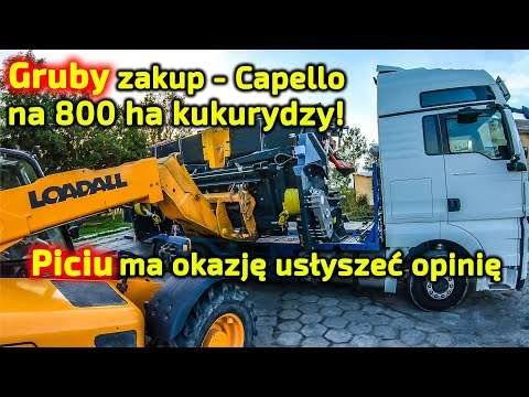 Embedded thumbnail for Piciu dostarcza Capello do Lexion-a Do zbioru ok. 800 ha kukurydzy Rolnik wyraził opinię