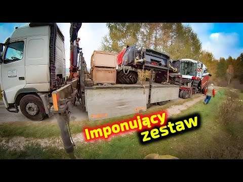 Embedded thumbnail for Imponujący zestaw w HRUBIESZOWIE Kombajn Rostselmash Nova 330