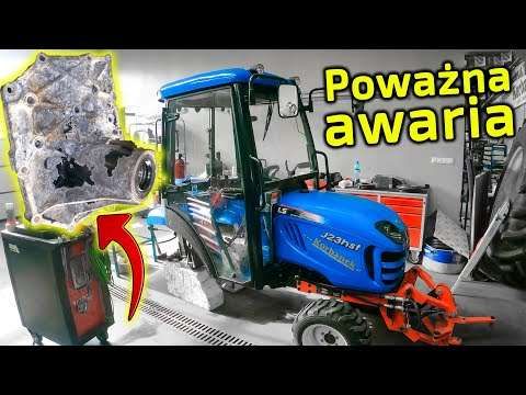 Embedded thumbnail for Prawie Vario 200 h pracy ciągnika LS i dziury w obudowie układu napędowego