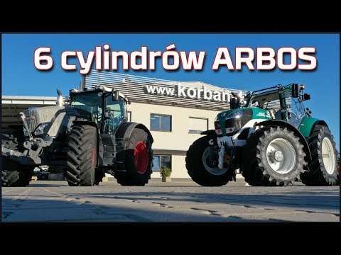 Embedded thumbnail for Najnowsze 6 cylindrów ciągnik ARBOS 7260 odjechał do Włoch | Model 260 KM a obok traktor Fendt