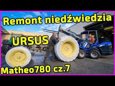 Embedded thumbnail for Ursus Matheo780 Złamany palec, lakier Gruby remont niedźwiedzia cz.7 Korbanek odpicuje ciągnik