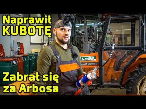 Embedded thumbnail for Naprawił Kubotę Zabrał się za Arbosa Serwis zimą pracuje