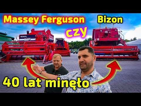 Embedded thumbnail for 41 lat!! ma ten kombajn Massey Ferguson 530 L czy jest lepszy od Bizona?