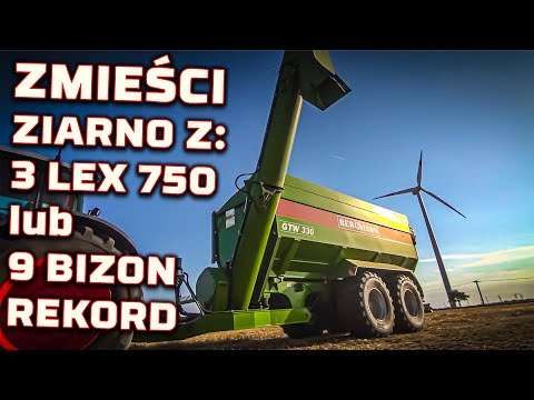 Embedded thumbnail for OLBRZYMIA PRZYCZEPA przeładunkowa 1,1 tys ton/godz. Pojemność 33 m³ 1 Bergmann na 3 KOMBAJNY Lex.