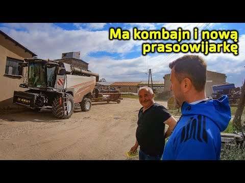 Embedded thumbnail for Spaliła się 12-letnia prasa Claas Piciu natychmiast przywiózł nową praso-owijarkę McHale
