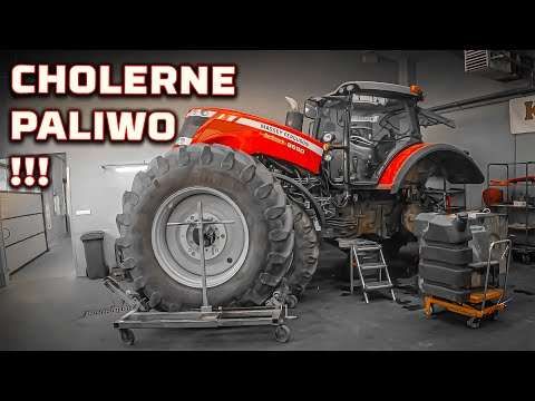 Embedded thumbnail for Co z tym paliwem ! Jakie skutki ? Pod obciążeniem ciągnik słabnie  Naprawa Massey Ferguson-a 8690