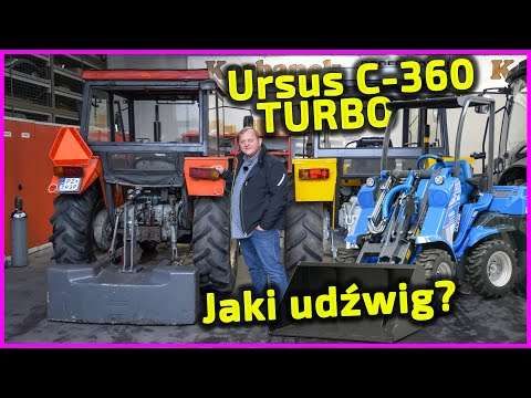 Embedded thumbnail for Udźwig Ursus-a C-360 TURBO =1800 kg Czy mini-ładowarka może podnieść więcej?
