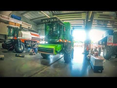 Embedded thumbnail for Silnik POTĘGA, imponujące gabaryty Kombajn Deutz Fahr Topliner 4080HTS