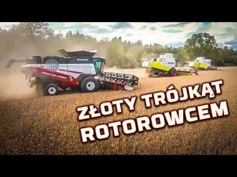 Embedded thumbnail for ZŁOTY TRÓJKĄT Rotorowcem  Osiągnąłem go używając Rostselmash Torum 770