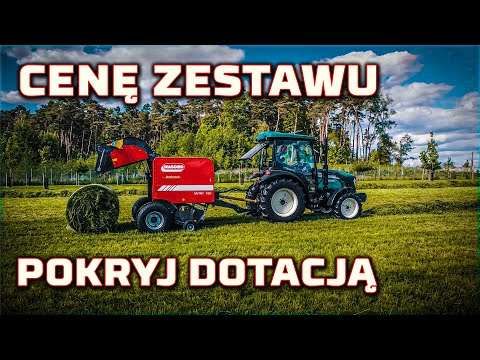 Embedded thumbnail for Cenę zestawu nowy ciągnik + prasa zwijająca pokryjesz dotacją Kto może mieć za darmo, jak i kiedy?