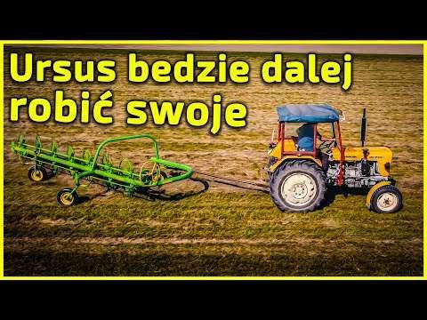 Embedded thumbnail for Nowa i stara technologia na jednym polu Prasa marki premium i stare przetrząsaczozgrabiarki