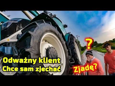 Embedded thumbnail for Do odważnych świat należy Rolnik sam zjedzie ciągnikiem Deszcz, błoto, rozładunek na szosie