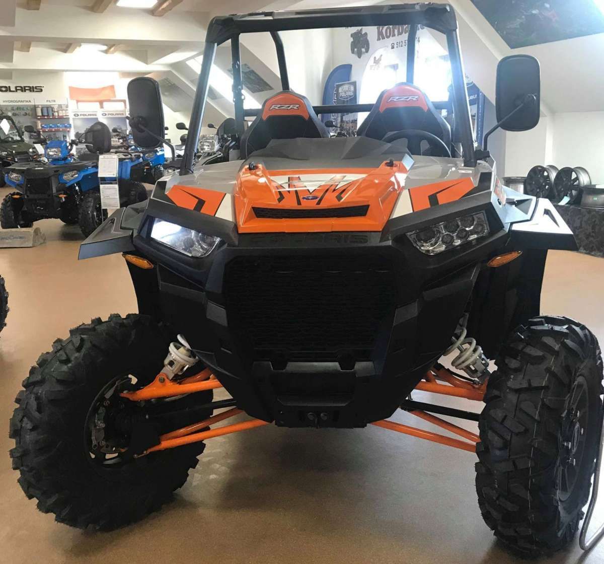 RZR XR Turbo Limited Korbanek Polaris POLARIS RZR TURBO XR wersja Sport dodatkowe orurowanie klatki kolor pomaranczowy korbanek.pl
