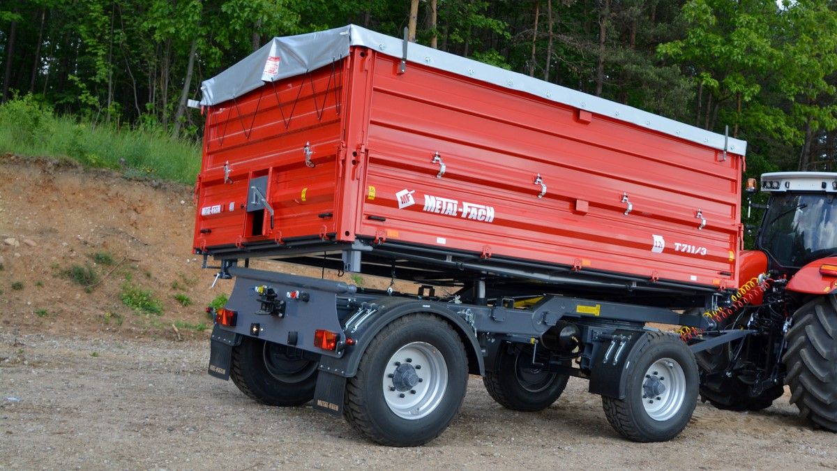 Przyczepa rolnicza Metal-Fach typ T711/3