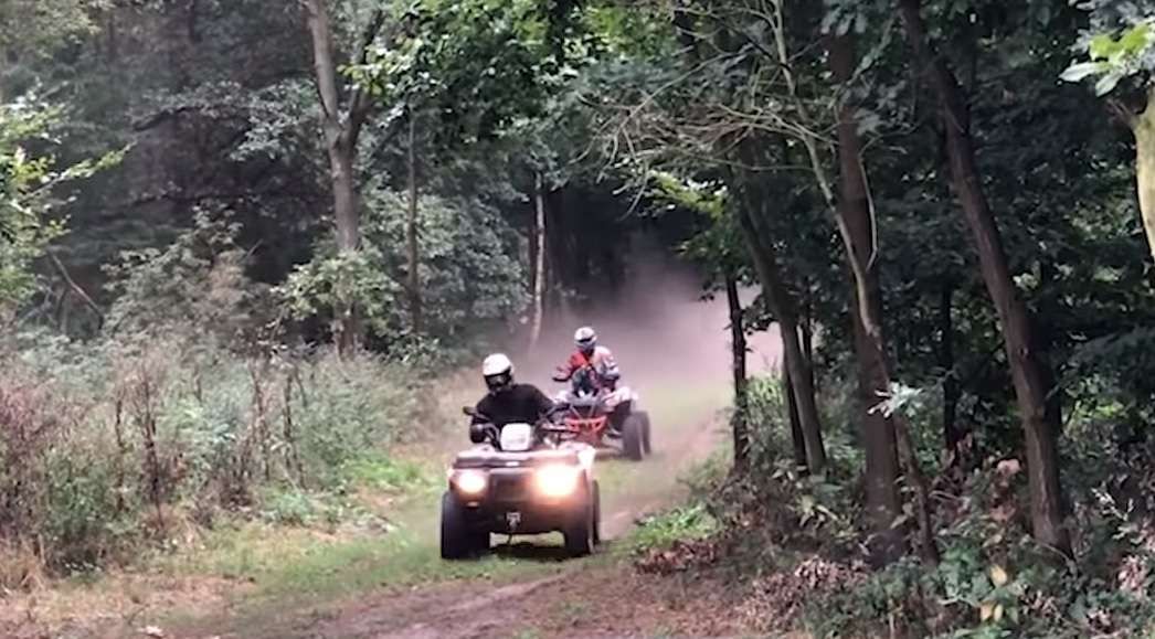 Polaris 570 SP podczas jazdy w terenie