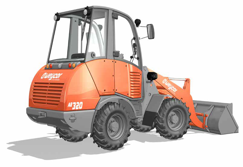 Atlas Weycor 380 Korbanek z łyżką Atlas Weycor 380 Korbanek z łyżką