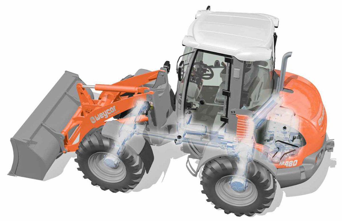 Atlas Weycor 400 Korbanek zrzut z góry