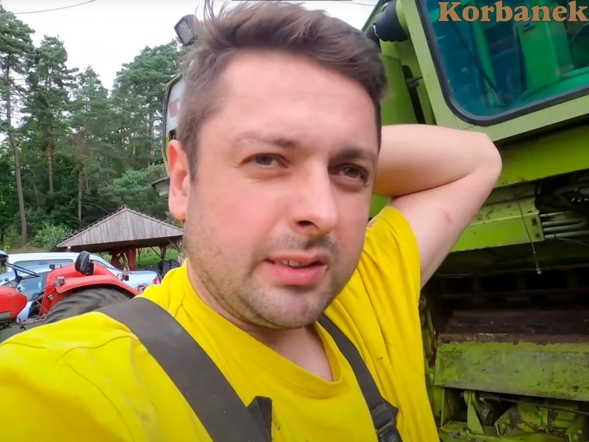 Kazik Kaszebe w kolejnym dniu pracy